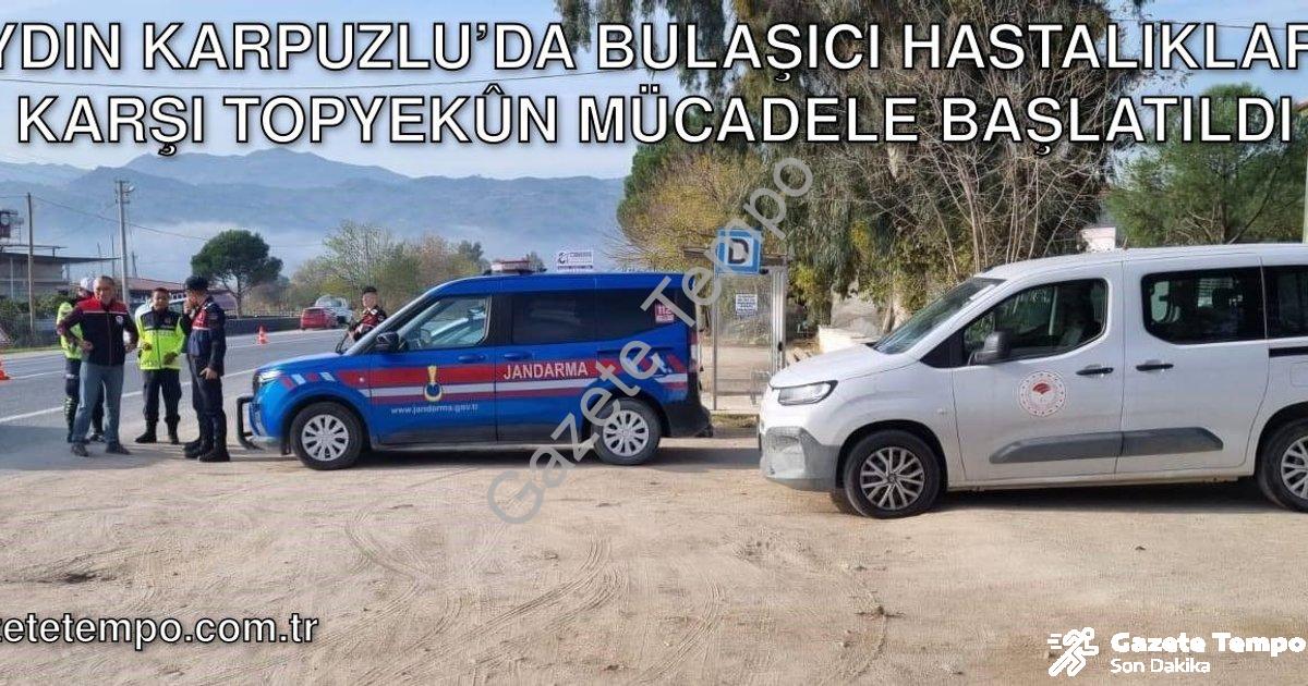 "Aydın Karpuzlu’da Bulaşıcı Hastalıklara Karşı Topyekûn Mücadele Başlatıldı" başlıklı haber için fot