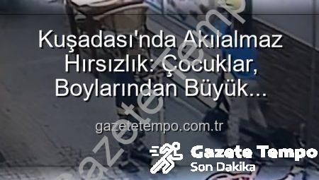 Kuşadası’nda Akılalmaz Hırsızlık: Çocuklar, Boylarından Büyük Elektrikli Scooter’ı Çalıp Yerine Oyuncak Bıraktı!