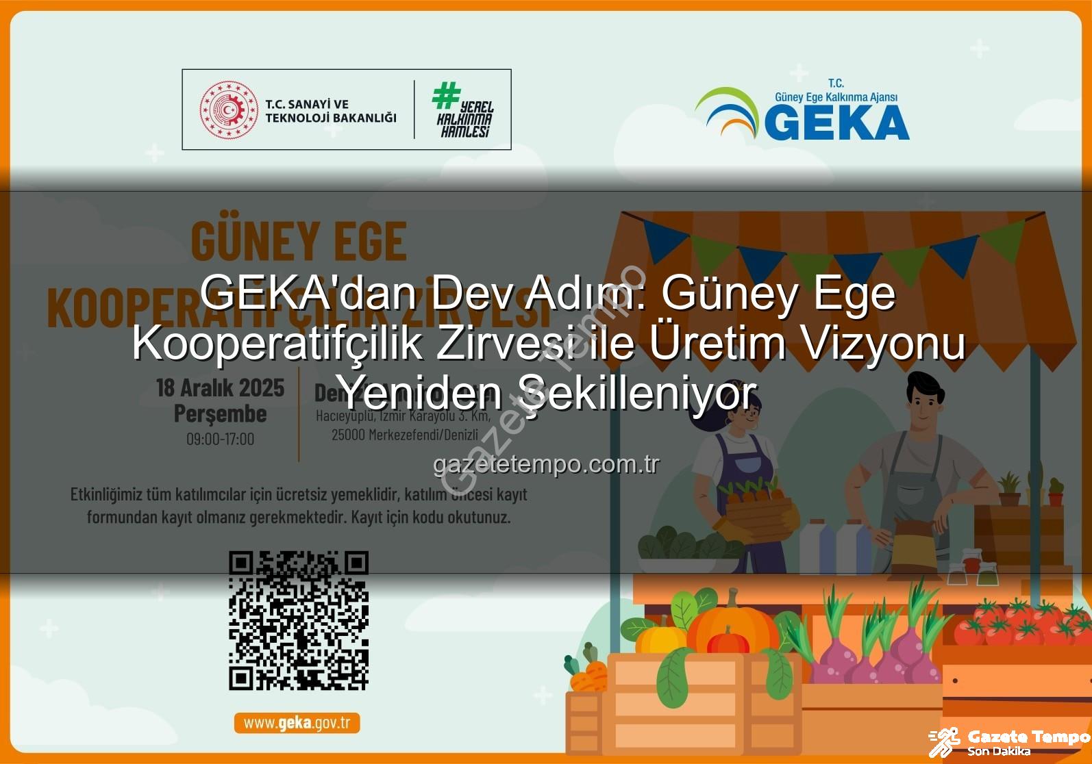 Kooperatifçilik Zirvesi - GEKA'dan Dev Adım: Güney Ege Kooperatifçilik Zirvesi ile Üretim Vizyonu Yeniden Şekilleniyor