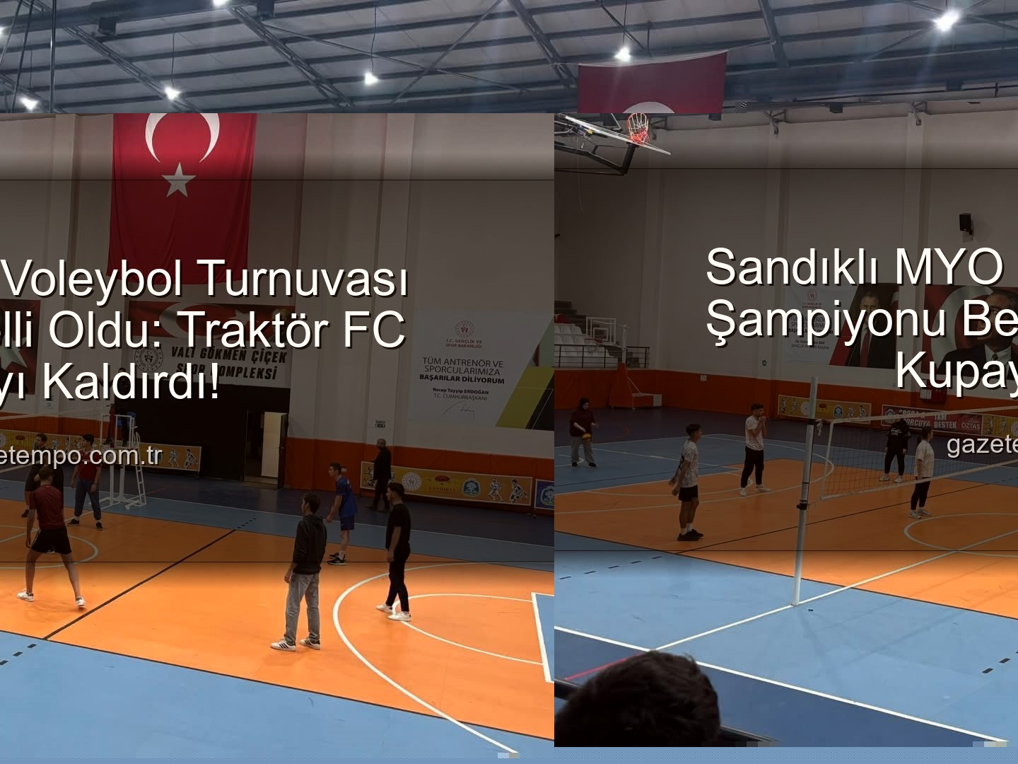 Sandıklı MYO Voleybol - Sandıklı MYO Voleybol Turnuvası Şampiyonu Belli Oldu: Traktör FC Kupayı Kaldırdı!