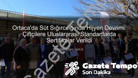 Ortaca’da Süt Sığırcılığında Hijyen Devrimi: Çiftçilere Uluslararası Standartlarda Sertifikalar Verildi
